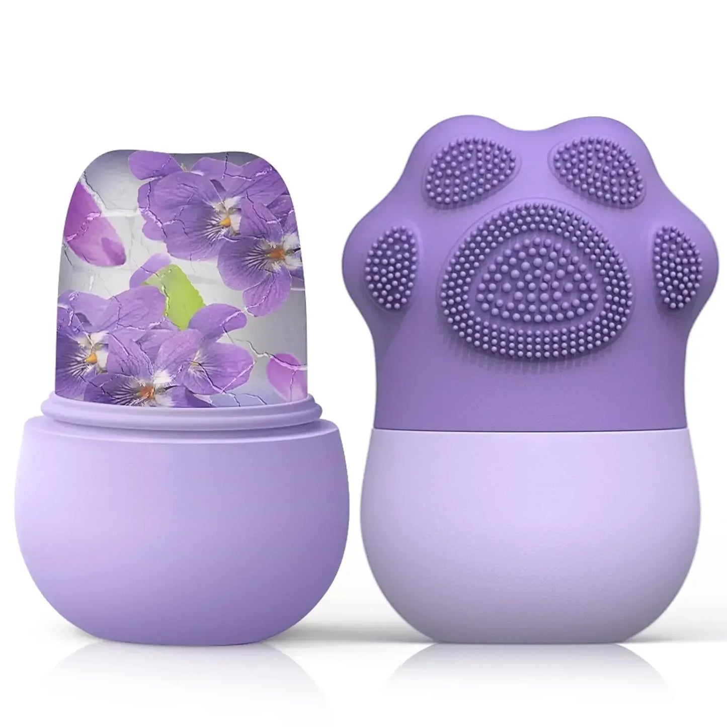 Beauty Ice Ball Facial Massager - Silicone Ice Cube Trays for Contouring, Acne Reduction, and Edema Relief