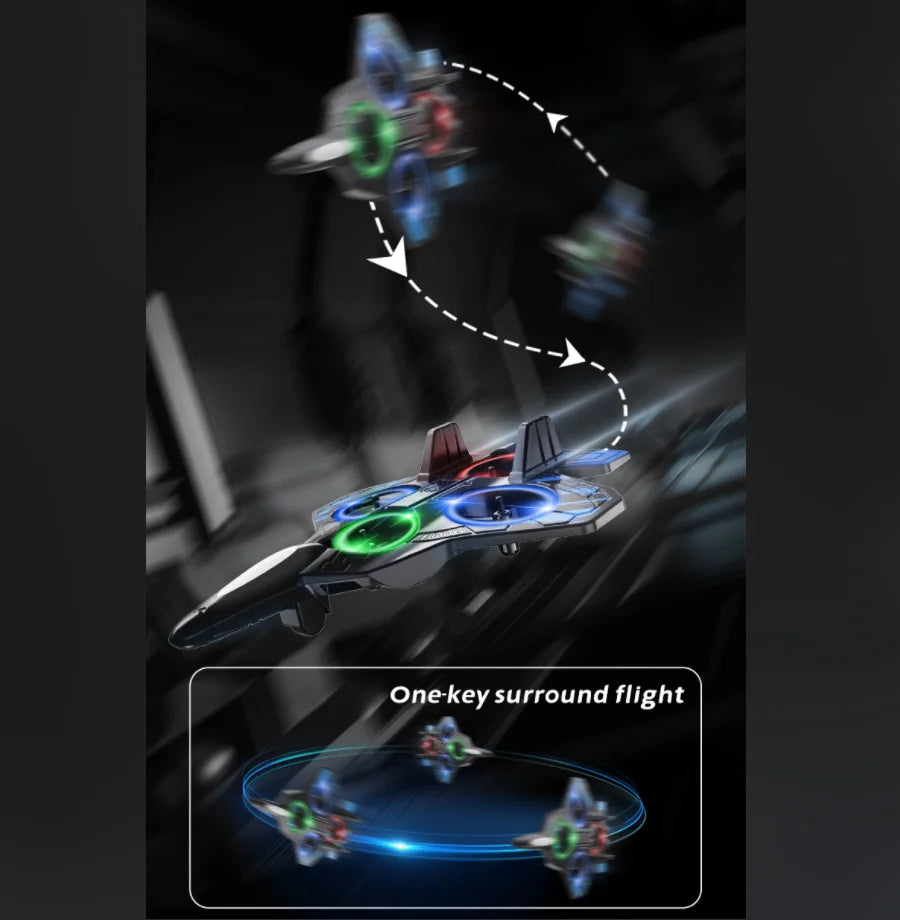 Soar High with the LYZRC L101 Foam RC Stunt Fighter Plane - 2.4G Remote Control Glider with LED Lights for Thrilling Aerial Adventures!