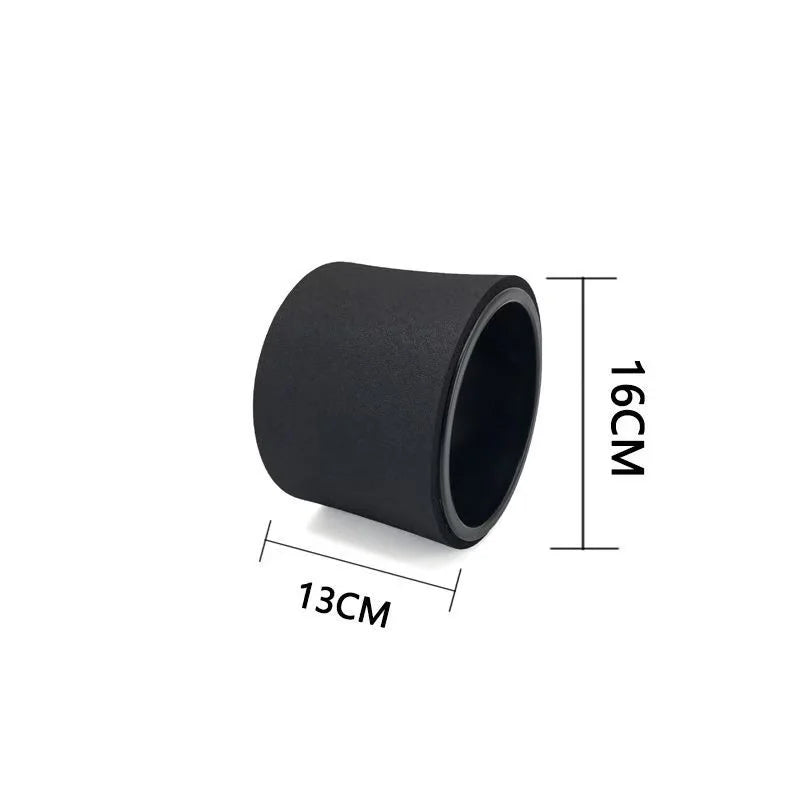 Premium Yoga Wheel - Enhance Your Yoga Practice, Relieve Back Pain, and Improve Flexibility with Deep Tissue Massage