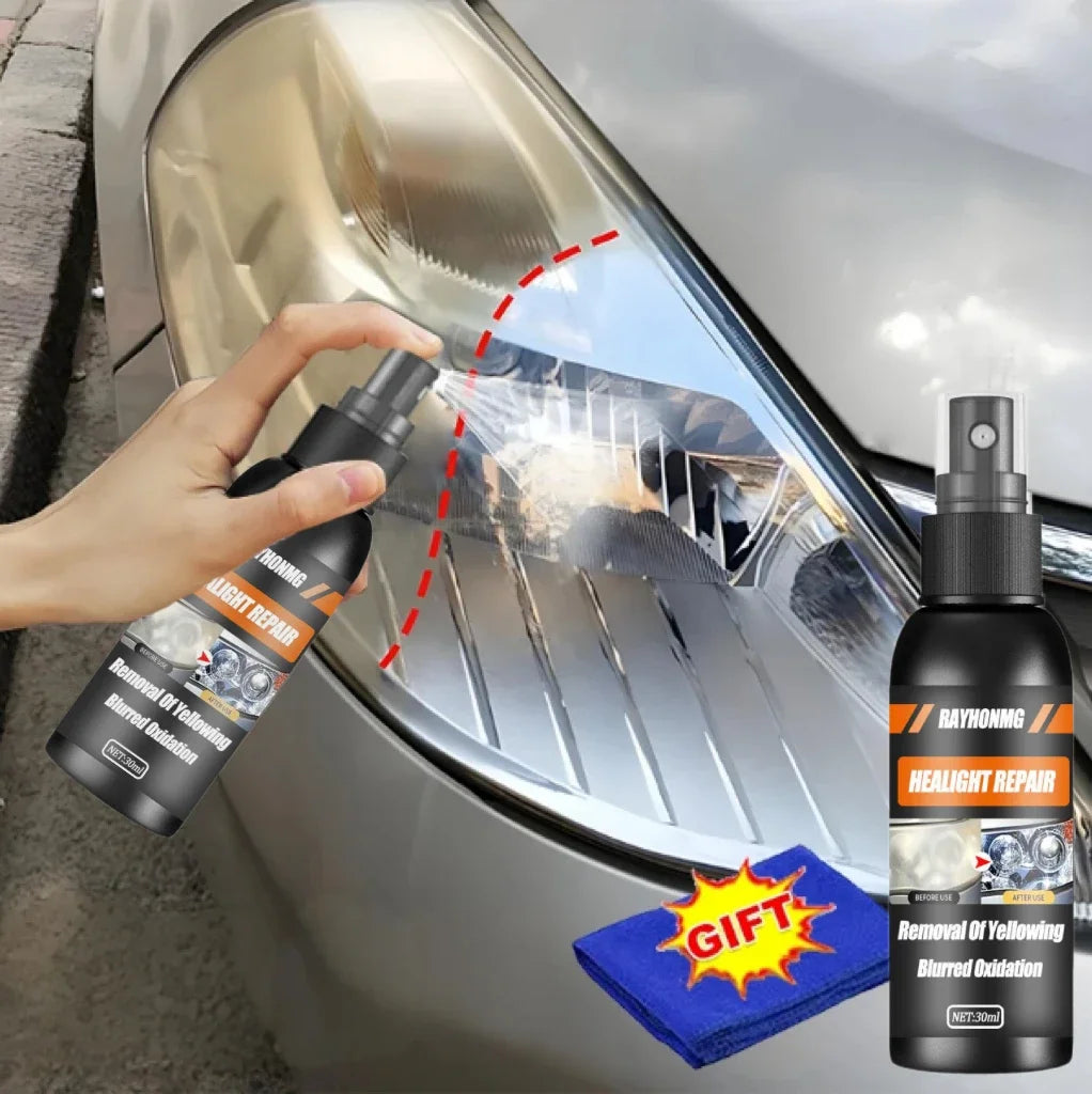 Ultimate Car Headlight Restoration Kit - Revive Your Lights with Easy Polishing Paste!