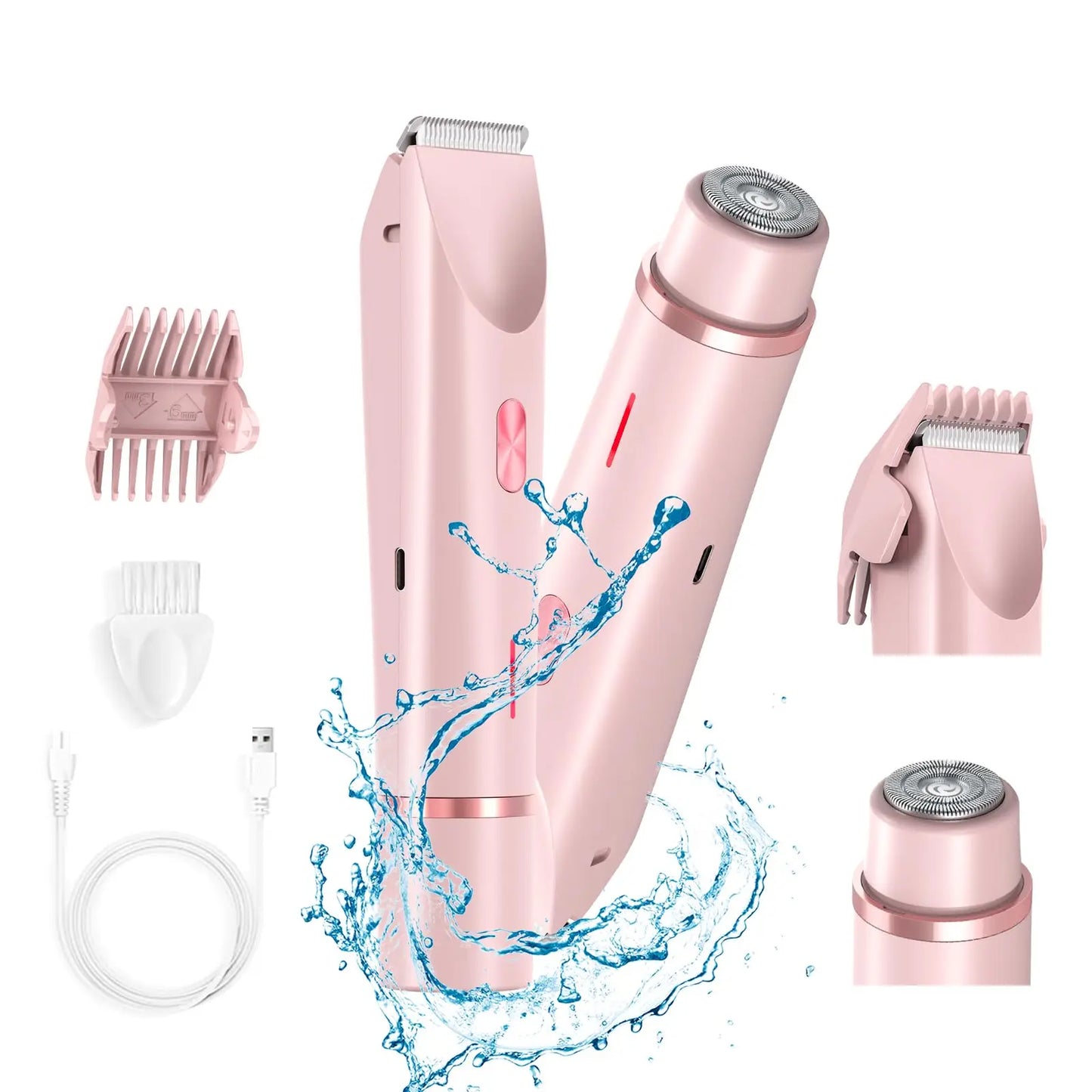WhippaSnipHer™ 2-in-1 Waterproof Trimmer & Shaver