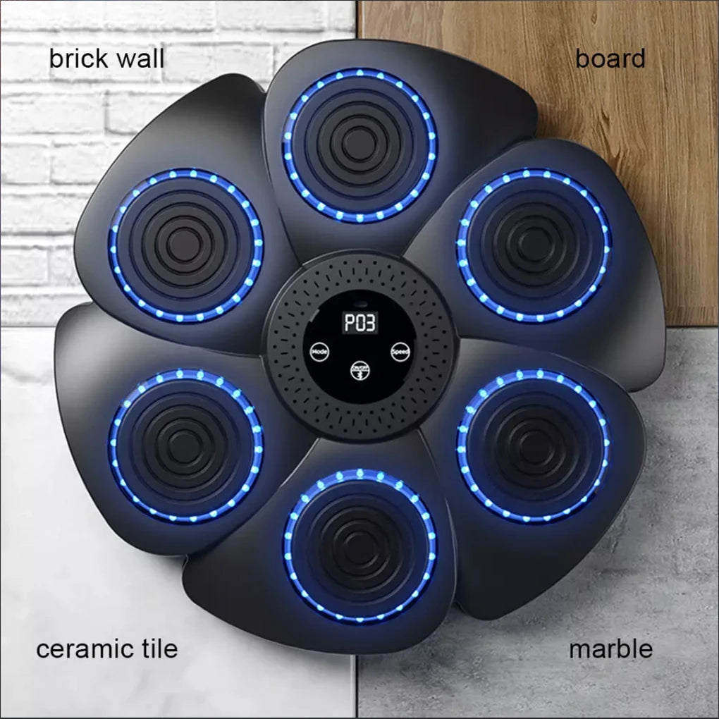 Smart Bluetooth Boxing Trainer - Home Fitness Wall Target for Adults & Kids