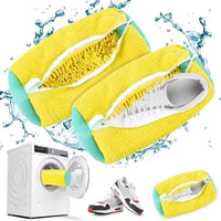 Washing Shoe Bag - Fluffy Polyester Protector for Machine Washing & Drying