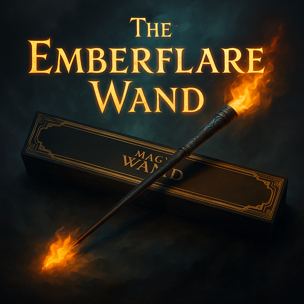 Parry Hotter Enchanted Wizard Wand with Fireball Effect – Magical Cosplay Prop & Gift for Aspiring Wizards