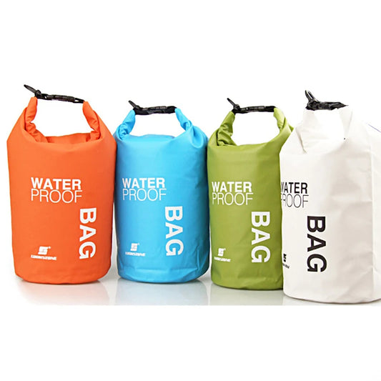 Versatile 2L Waterproof Storage Bag - Perfect for Canoeing, Kayaking, Rafting, Camping & Hiking - Available in 4 Trendy Colors!