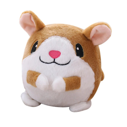 Electronic Pet Dog Toy Plush Doll Ball Talking Pet Bouncing Jump Ball Active Moving Pet Plush Toy Bite Resistant Interactive Toy