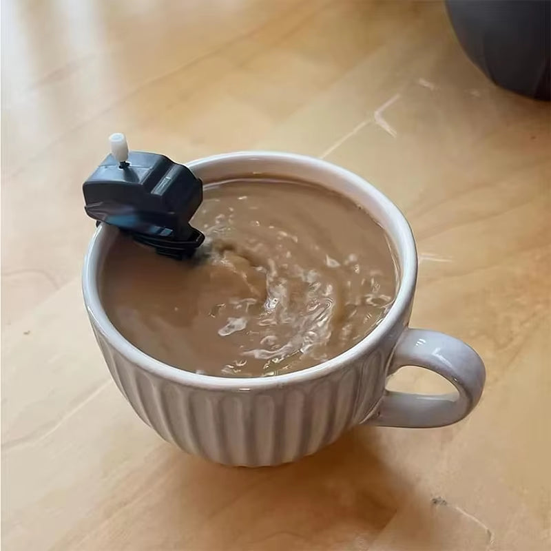 Mini Boat Motor Coffee Stirrer - Unique & Durable Mixer for Effortless Coffee Blending