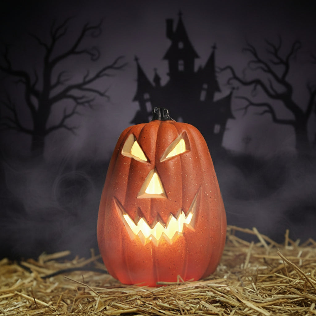 Illuminate Your Halloween with Spooky LED Pumpkin Lanterns - Perfect for Home Decor and Party Festivities!