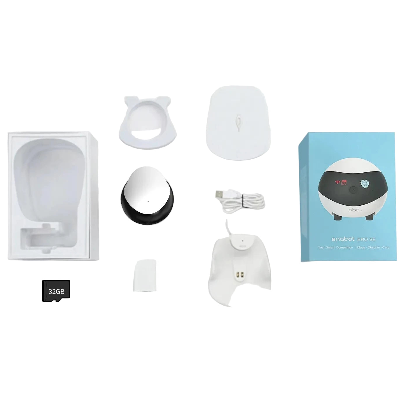 EBO SE 1080P Wifi Pet Camera Robot - 360° Night Vision for Dogs, Cats, and Babies