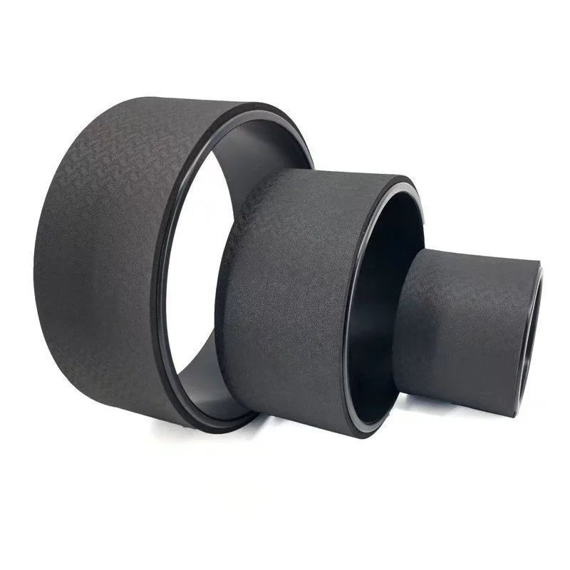 Premium Yoga Wheel - Enhance Your Yoga Practice, Relieve Back Pain, and Improve Flexibility with Deep Tissue Massage