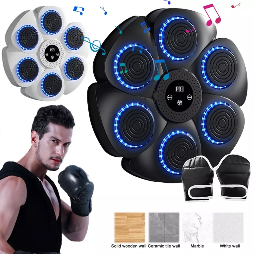 Smart Bluetooth Boxing Trainer - Home Fitness Wall Target for Adults & Kids