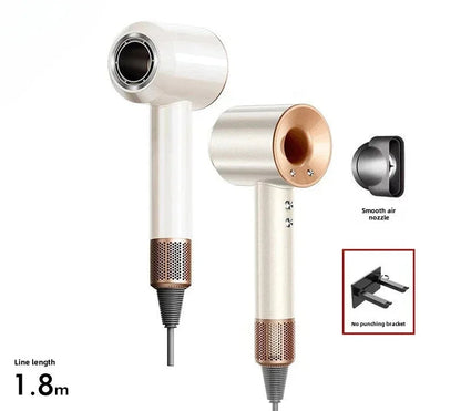 5-in-1 Professional Hair Dryer: Lightweight Thermostatic Styling Tool with Hot & Cold Air for Silky Smooth Hair