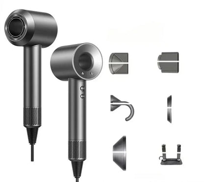 5-in-1 Professional Hair Dryer: Lightweight Thermostatic Styling Tool with Hot & Cold Air for Silky Smooth Hair