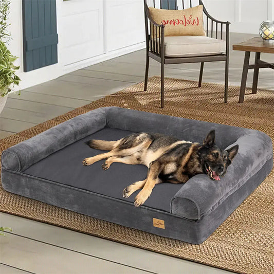 Ultimate XXXL Orthopedic Memory Foam Dog Bed - Waterproof, Removable Cover, Plush Comfort for All Dog Sizes