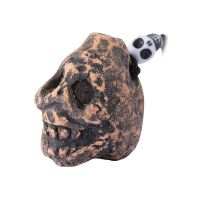 Authentic Aztec Death Whistle - Spooky Skull Design for Pranks, Camping, and Emergency Situations!