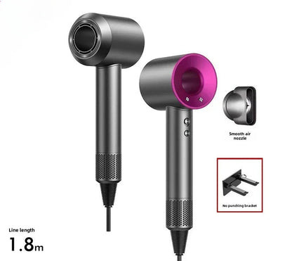 5-in-1 Professional Hair Dryer: Lightweight Thermostatic Styling Tool with Hot & Cold Air for Silky Smooth Hair