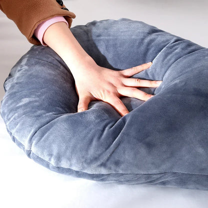 Ultimate Comfort U-Shaped Fleece Pregnancy Pillow - Multi-Functional Side Support for Expecting Moms