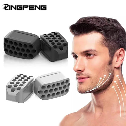 Jawline Sculpting Silicone Exerciser - Double Chin Reducer & Facial Toning Tool