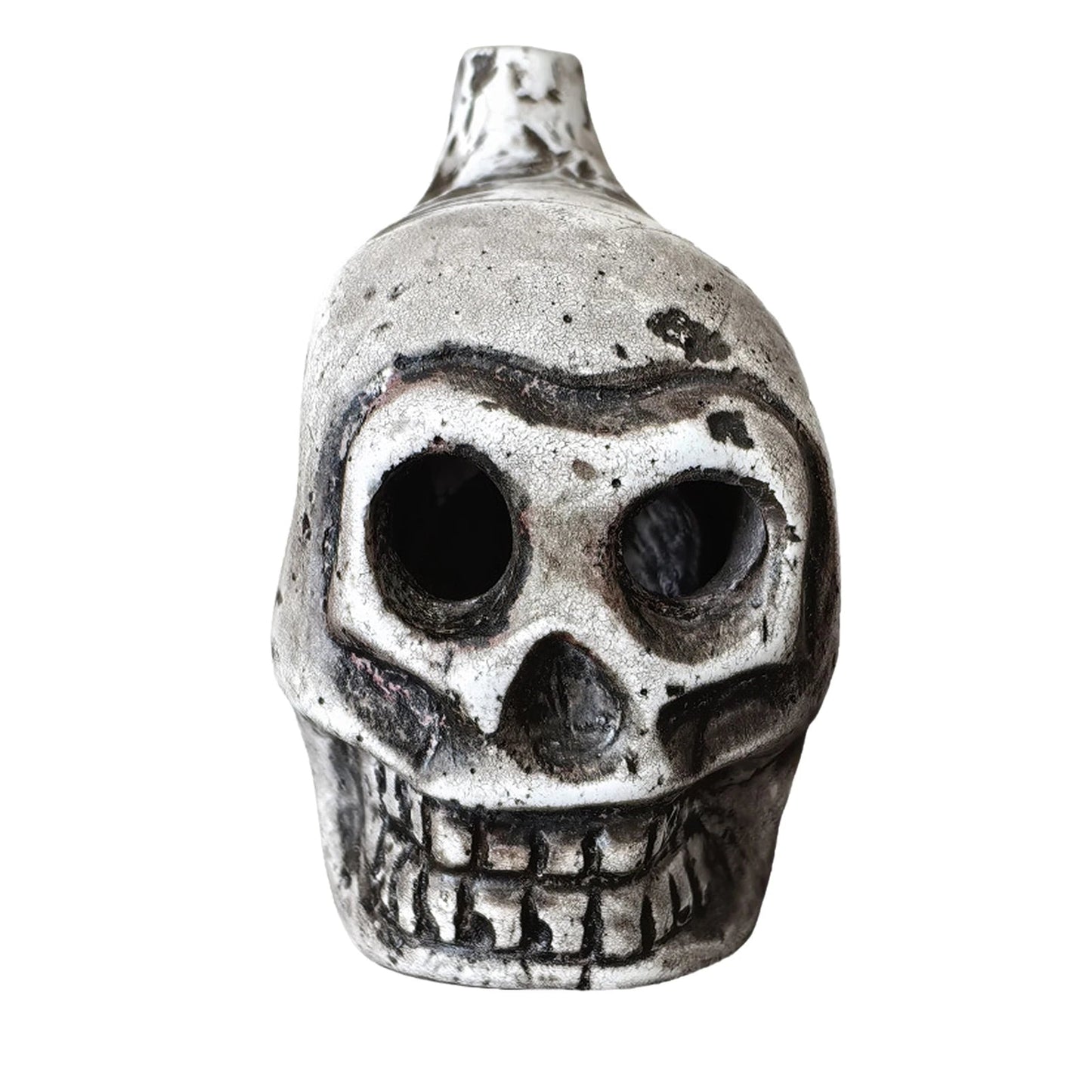 Authentic Aztec Death Whistle - Spooky Skull Design for Pranks, Camping, and Emergency Situations!