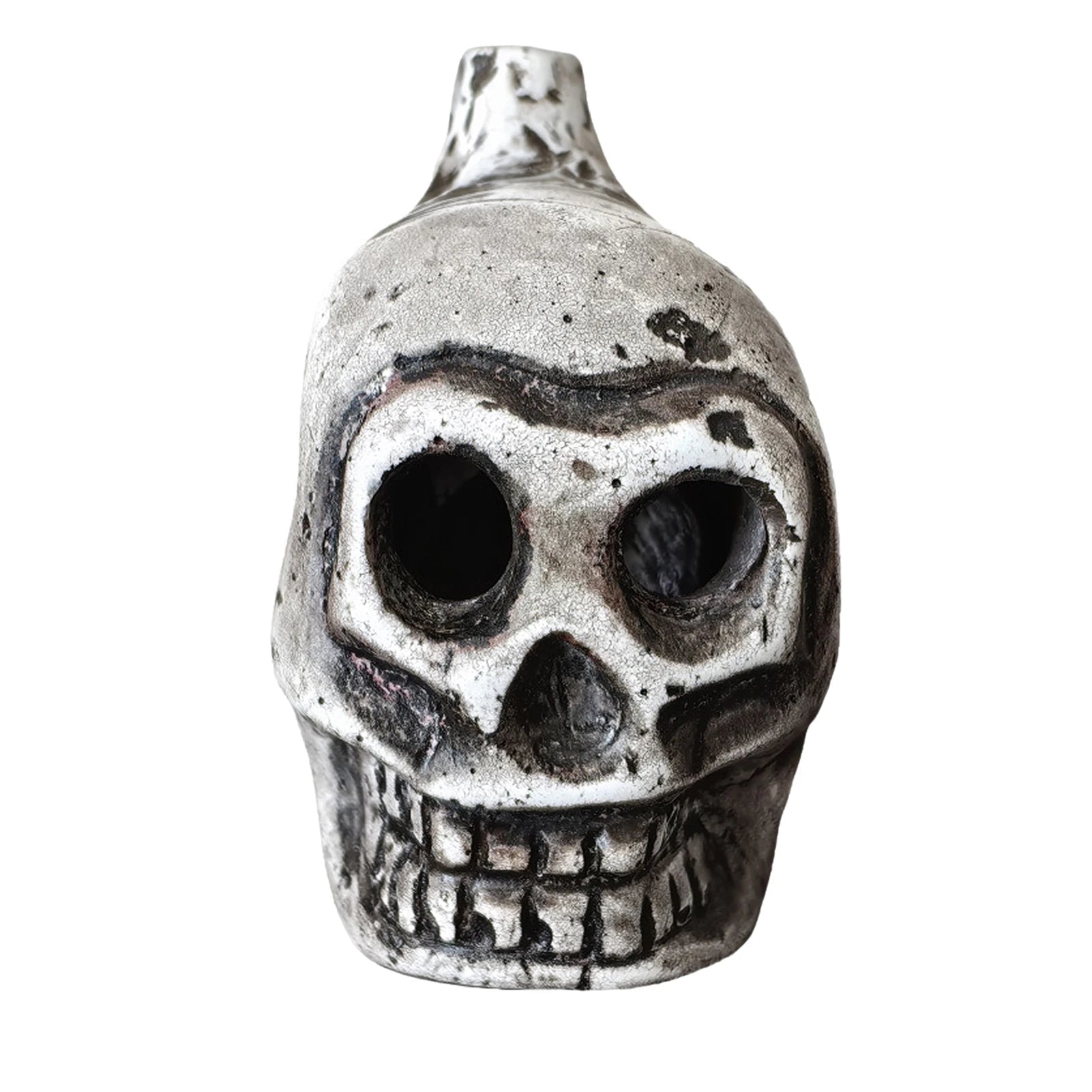 Authentic Aztec Death Whistle - Spooky Skull Design for Pranks, Camping, and Emergency Situations!