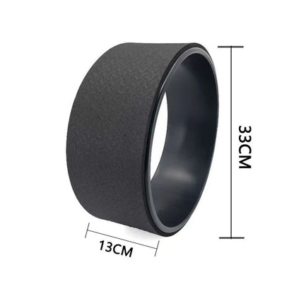 Premium Yoga Wheel - Enhance Your Yoga Practice, Relieve Back Pain, and Improve Flexibility with Deep Tissue Massage