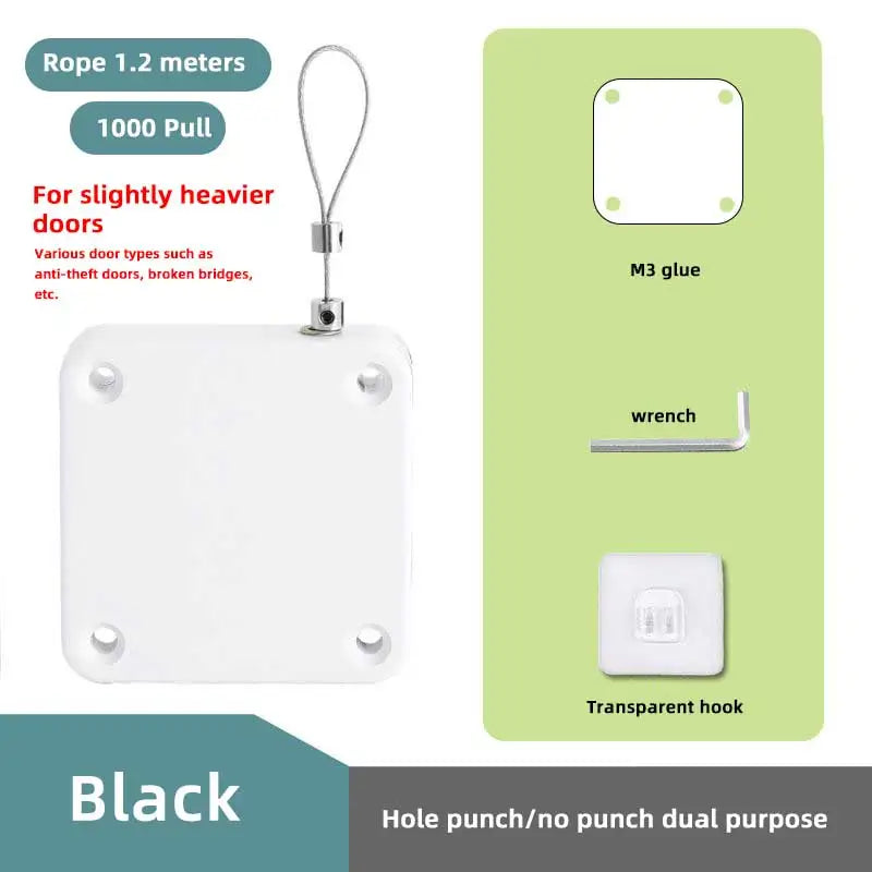 Effortless Home Improvement with the Automatic Sensor Door Closer - Adjustable, Punch-Free Door Stopper