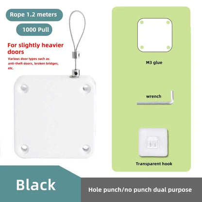 Effortless Home Improvement with the Automatic Sensor Door Closer - Adjustable, Punch-Free Door Stopper