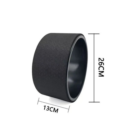 Premium Yoga Wheel - Enhance Your Yoga Practice, Relieve Back Pain, and Improve Flexibility with Deep Tissue Massage