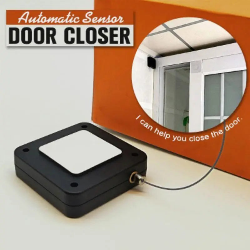 Effortless Home Improvement with the Automatic Sensor Door Closer - Adjustable, Punch-Free Door Stopper
