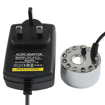 Enchanting Mini LED Pumpkin Light Fogger Water Fountain - Perfect for Halloween, Christmas, Easter & Festive Decor 2023!