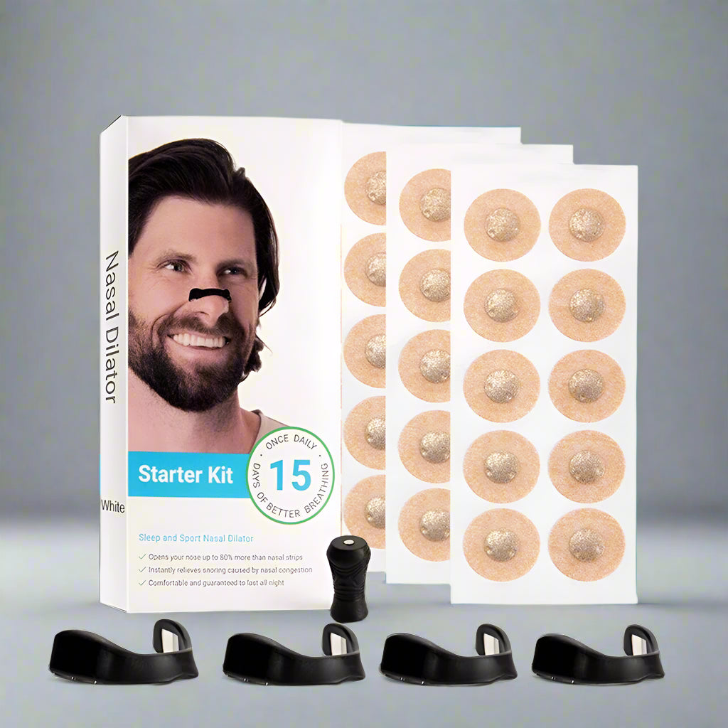 Ultimate Sleep Nasal Dilator Kit - Reduce Snoring & Enhance Breathing with Magnetic Nose Strips
