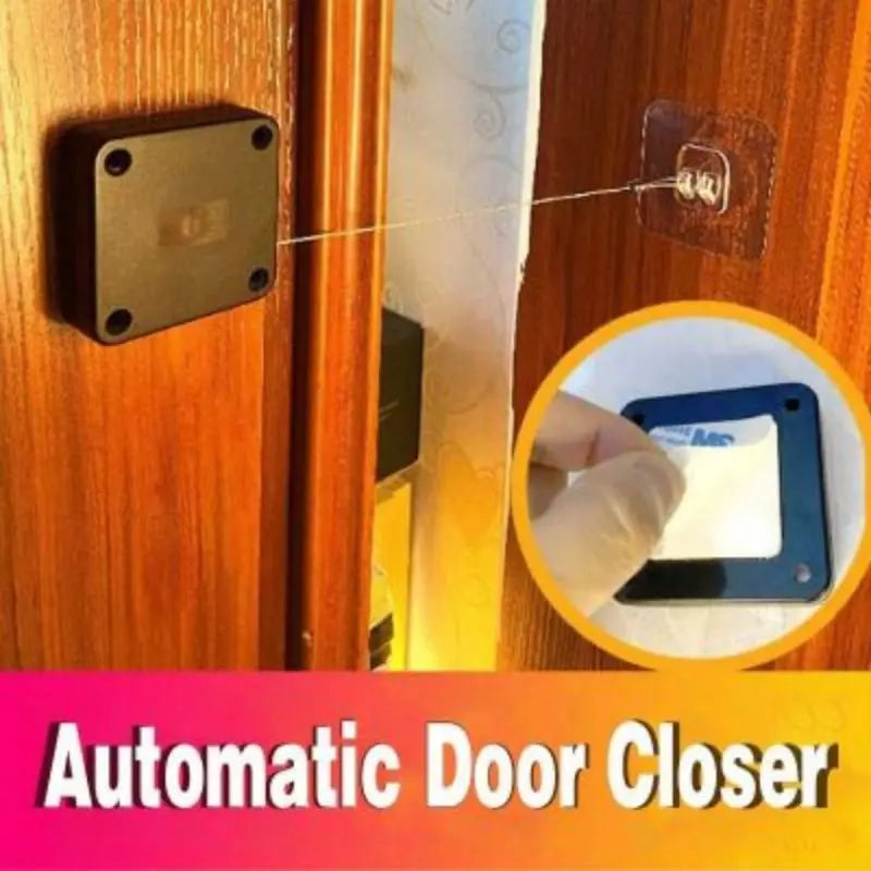 Effortless Home Improvement with the Automatic Sensor Door Closer - Adjustable, Punch-Free Door Stopper