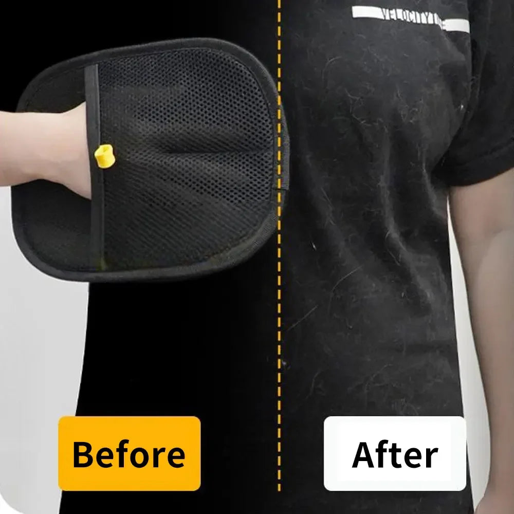 Revolutionary Pet Grooming Gloves - Effortlessly Remove Dog & Cat Hair from Furniture, Carpets, and Clothes!