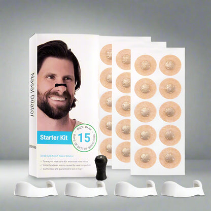 Ultimate Sleep Nasal Dilator Kit - Reduce Snoring & Enhance Breathing with Magnetic Nose Strips