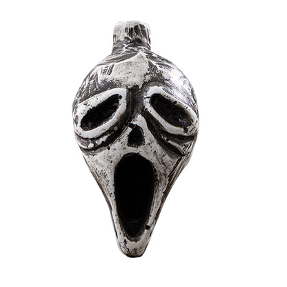 Authentic Aztec Death Whistle - Spooky Skull Design for Pranks, Camping, and Emergency Situations!
