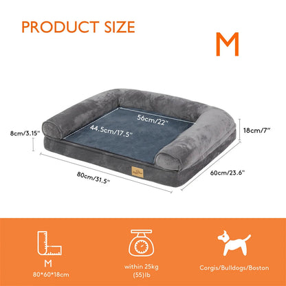 Ultimate XXXL Orthopedic Memory Foam Dog Bed - Waterproof, Removable Cover, Plush Comfort for All Dog Sizes
