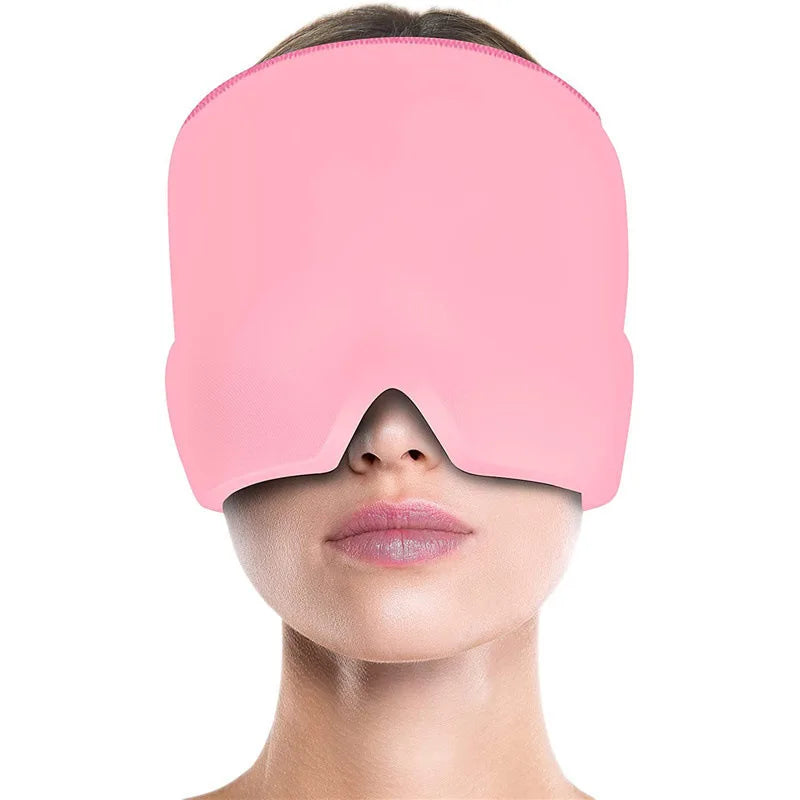 Ultimate Gel Ice Headache Relief Hat - Cold Compress Therapy Cap for Migraine & Pressure Pain Relief