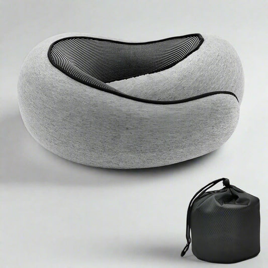 Ultimate Travel Neck Pillow - Adjustable Memory Foam U-Shaped Support for Comfort on the Go!