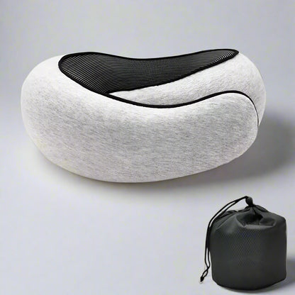 Ultimate Travel Neck Pillow - Adjustable Memory Foam U-Shaped Support for Comfort on the Go!