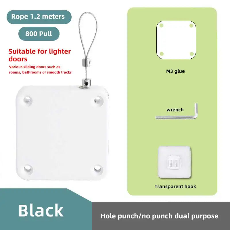 Effortless Home Improvement with the Automatic Sensor Door Closer - Adjustable, Punch-Free Door Stopper