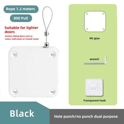 Effortless Home Improvement with the Automatic Sensor Door Closer - Adjustable, Punch-Free Door Stopper