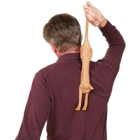 Adorable Cat-Shaped Wooden Back Scratcher - Ultimate Massage Tool for Itch Relief and Relaxation