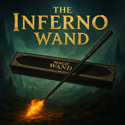 Parry Hotter Enchanted Wizard Wand with Fireball Effect – Magical Cosplay Prop & Gift for Aspiring Wizards
