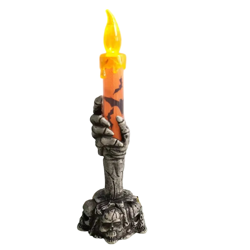Spooktacular Halloween Skeleton Ghost Candles - Perfect Pumpkin Party Decorations!