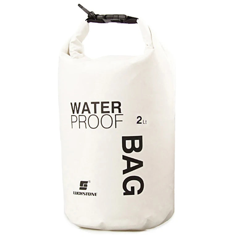 Versatile 2L Waterproof Storage Bag - Perfect for Canoeing, Kayaking, Rafting, Camping & Hiking - Available in 4 Trendy Colors!