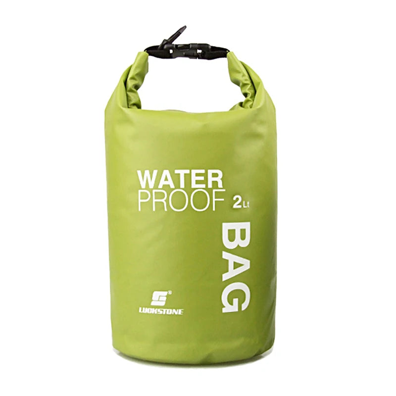Versatile 2L Waterproof Storage Bag - Perfect for Canoeing, Kayaking, Rafting, Camping & Hiking - Available in 4 Trendy Colors!