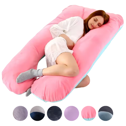 The Snuggle Huggle™ - Ultimate Comfort U-Shaped Fleece Pillow with Multi-Functional Side Support